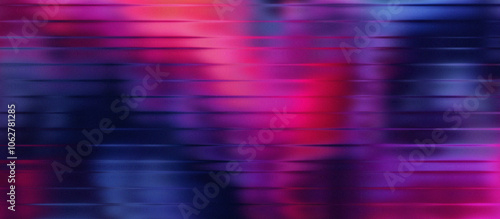 Abstract Glass Illuminated with Wavy Multicolored Light: A Stunning Close-Up