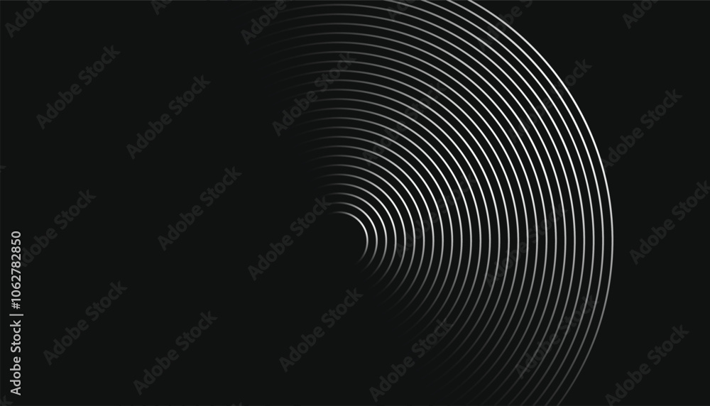 Black dynamic abstract background with diagonal lines. fast moving circle, soft wave line circle and decoration lines. business presentation banner for sale event night party Black dynamic abstract background with diagonal lines. fast moving circle, soft wave line circle and decoration lines. business presentation banner for sale event night party