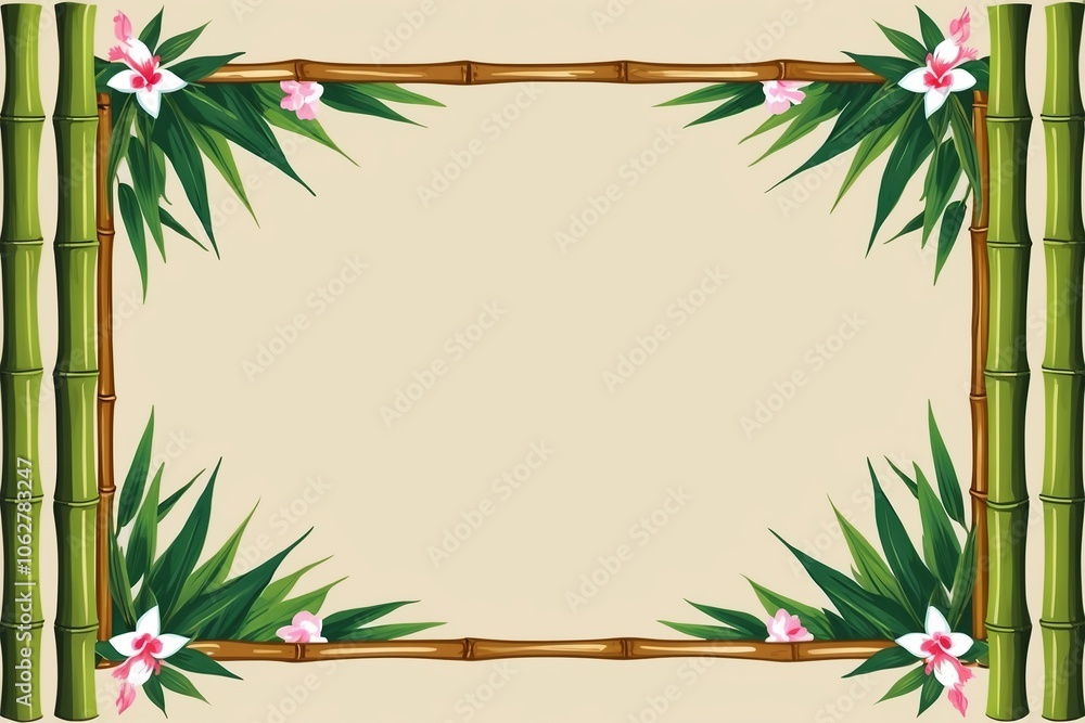 Simple bamboo frame Simple bamboo frame