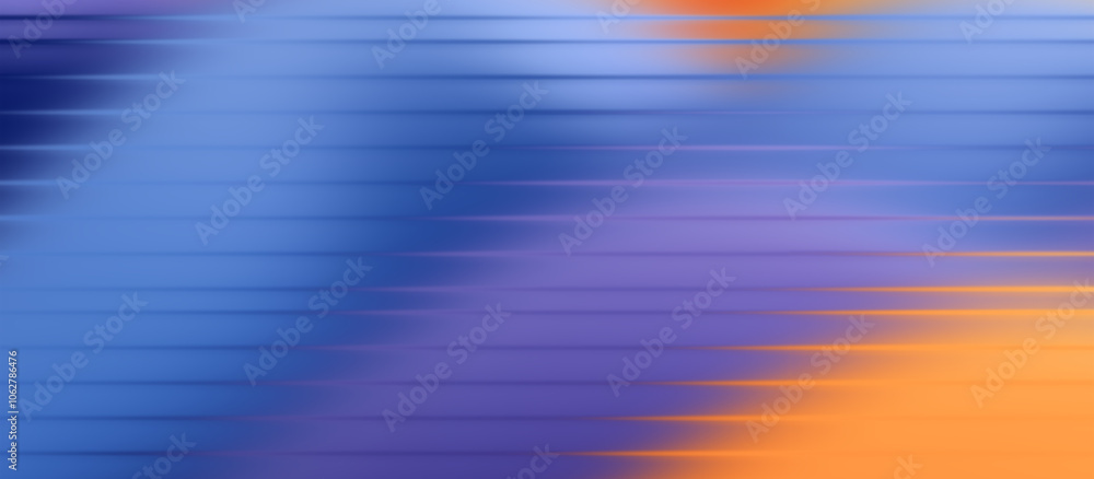 Abstract Glass Illuminated with Wavy Multicolored Light: A Stunning Close-Up