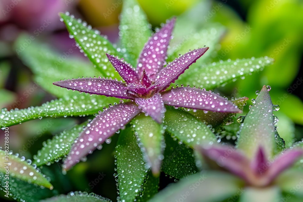 Explore the beauty of dew-kissed succulents Explore the beauty of dew-kissed succulents