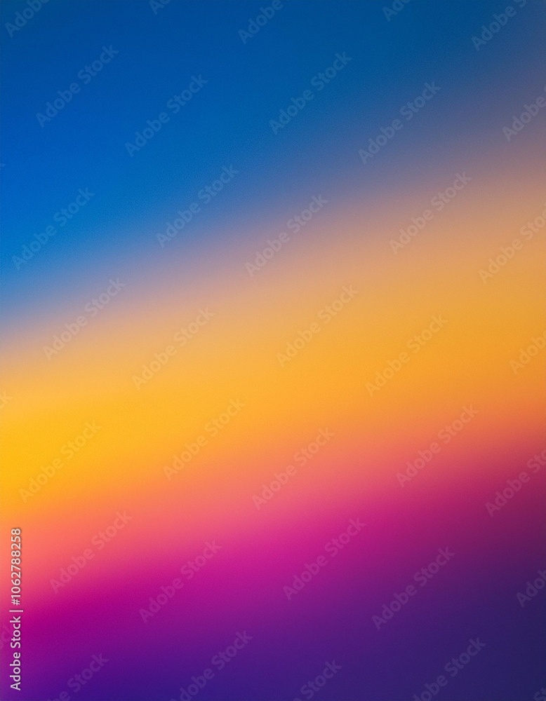 Naklejka premium Bold and colorful rainbow gradient with smooth color transitions and horizontal stripes