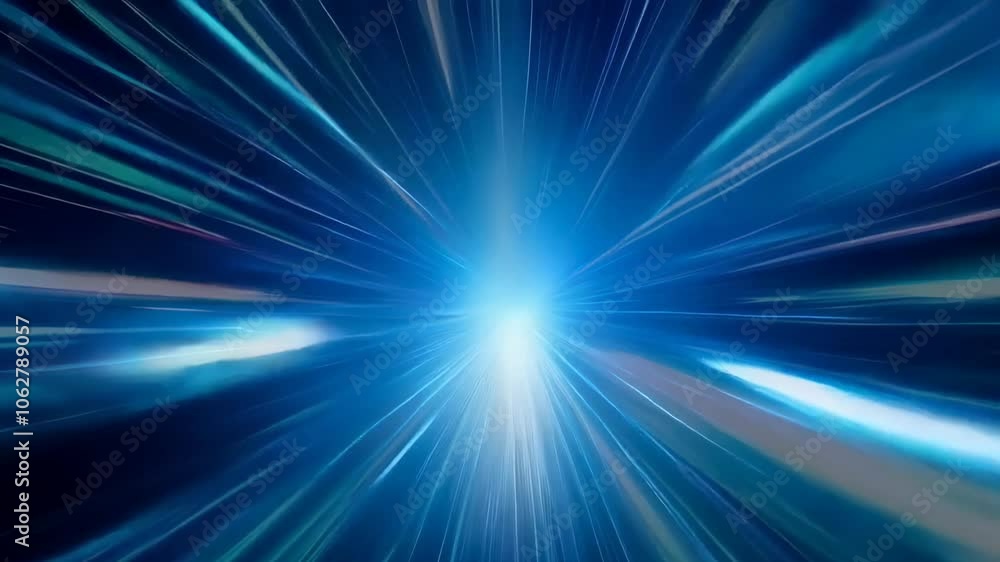 A vivid blue radial burst video with light rays streaming from the center, perfect for sci-fi or tech-inspired visuals. A vivid blue radial burst video with light rays streaming from the center, perfect for sci-fi or tech-inspired visuals.