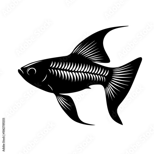 Dwarf Gourami Vector Logo