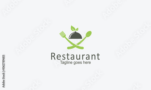 Restaurant logo design vector template