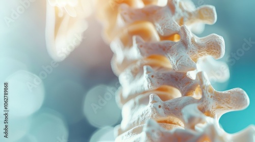 Plakat w ramie Osteoporosis: A condition characterized by weakened, brittle bones, increasing the risk of fractures, often due to aging or hormonal changes. 