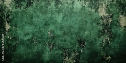 dark Green texture wall background, old vintage textured, vintage marbled textured border with soft center light, Christmas background
