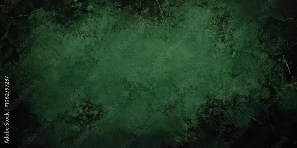Obraz premium dark Green texture wall background, old vintage textured, vintage marbled textured border with soft center light, Christmas background