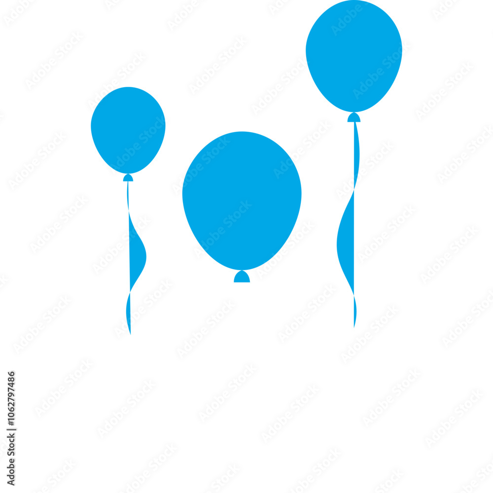 Happy birthday single vector icon Happy birthday single vector icon