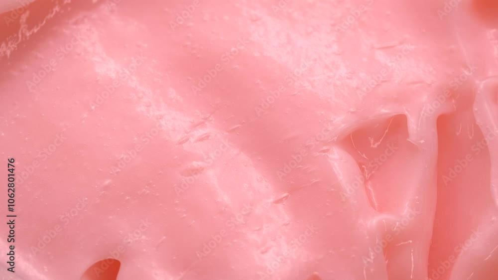 Pink smooth eye, makeup skin cream texture, closeup beauty facial cosmetic mask Pink smooth eye, makeup skin cream texture, closeup beauty facial cosmetic mask