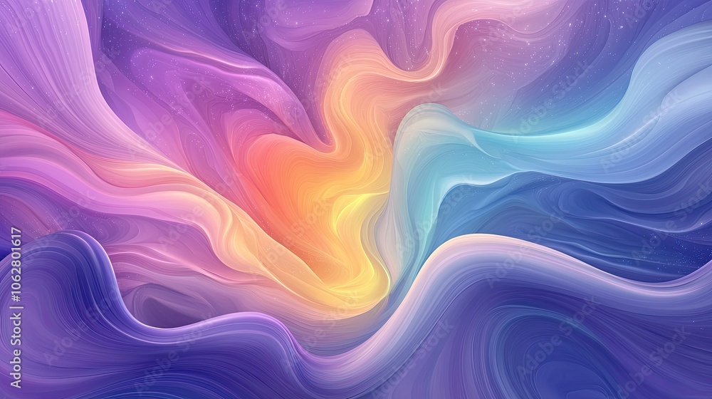 Vibrant Abstract Swirls of Colorful Light Vibrant Abstract Swirls of Colorful Light