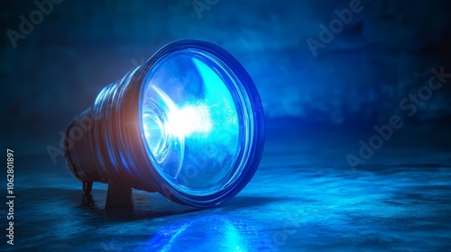 Blue light background