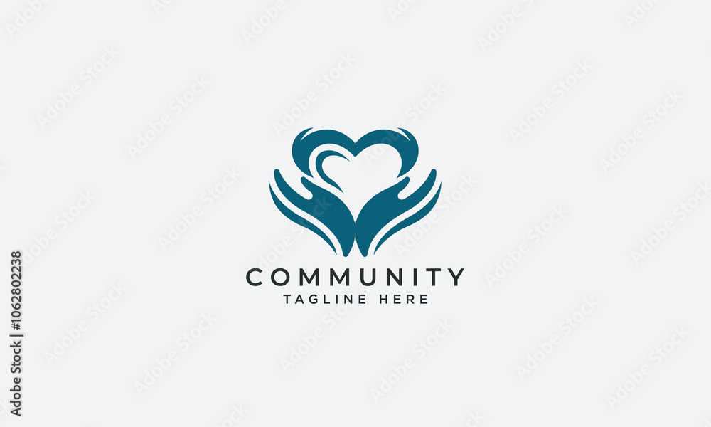 Community logo design vector template Community logo design vector template