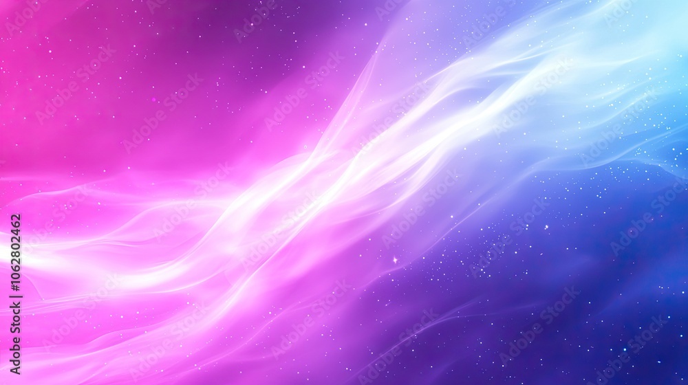 Ethereal Swirls of Colorful Light in Space Ethereal Swirls of Colorful Light in Space