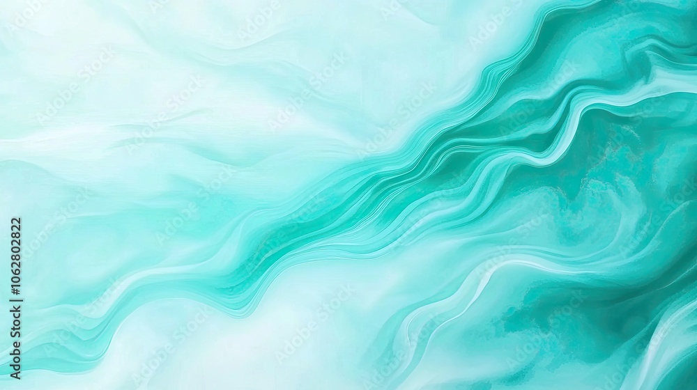Serene Aqua Waves Flowing in Harmony Serene Aqua Waves Flowing in Harmony