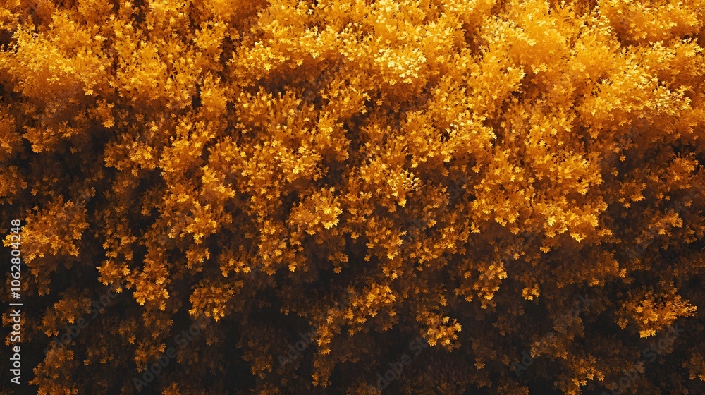 A close-up view of vibrant yellow foliage, creating a warm and inviting atmosphere. A close-up view of vibrant yellow foliage, creating a warm and inviting atmosphere.