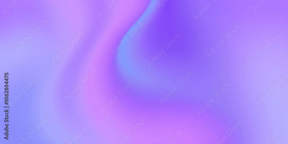 Fototapeta premium Pastel gradient abstract background with smooth lines in purple, pink, and blue hues, blue, lines, pastel