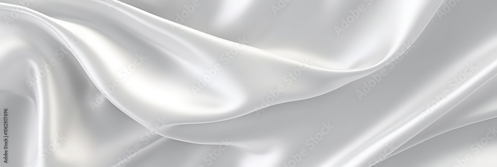 white silk satin fabric with softly wrinkled waves, white 3D plain cloth with wrinkles, luxury white background
white silk satin fabric with softly wrinkled waves, white 3D plain cloth with wrinkles, luxury white background