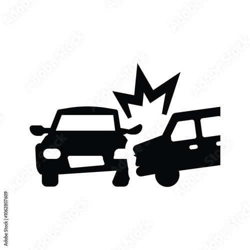 Car accident icon
