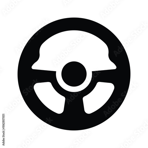 Steering wheel icon