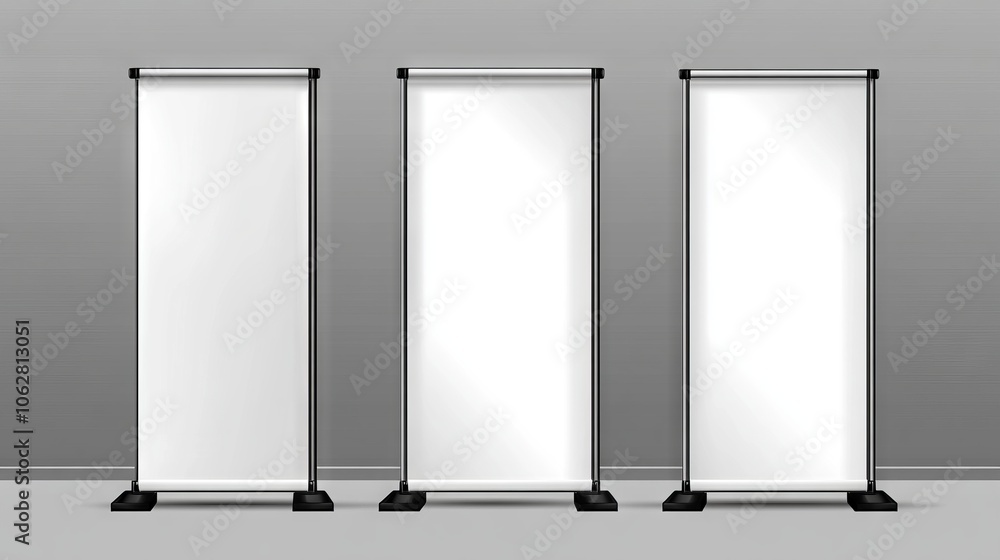 Blank banner ideal for advertising or product promotion. Blank banner ideal for advertising or product promotion.