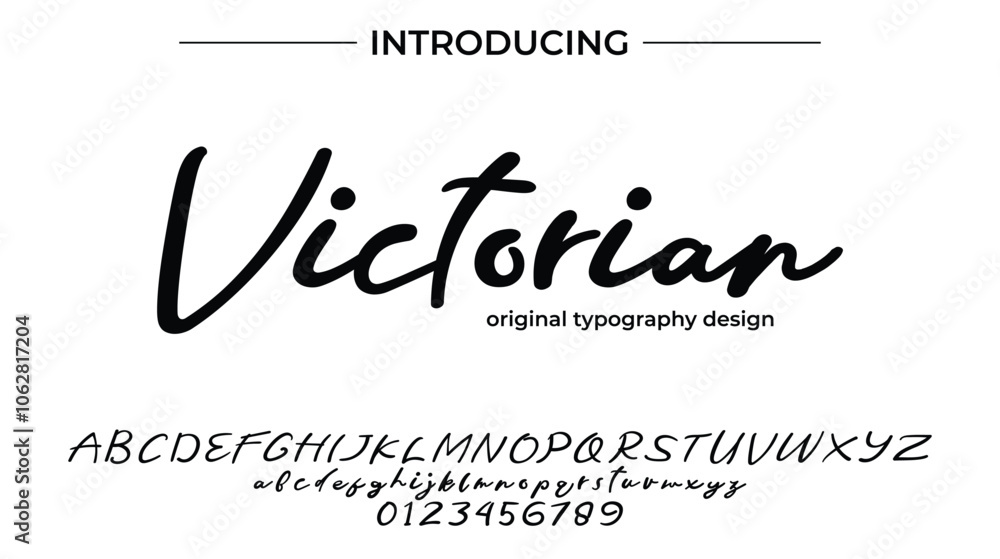 Victorian Font Stylish brush painted an uppercase vector letters, alphabet, typeface Victorian Font Stylish brush painted an uppercase vector letters, alphabet, typeface