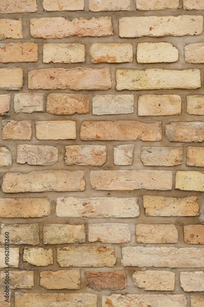 Obraz premium Retro brick wall, gorgeous background for lettering