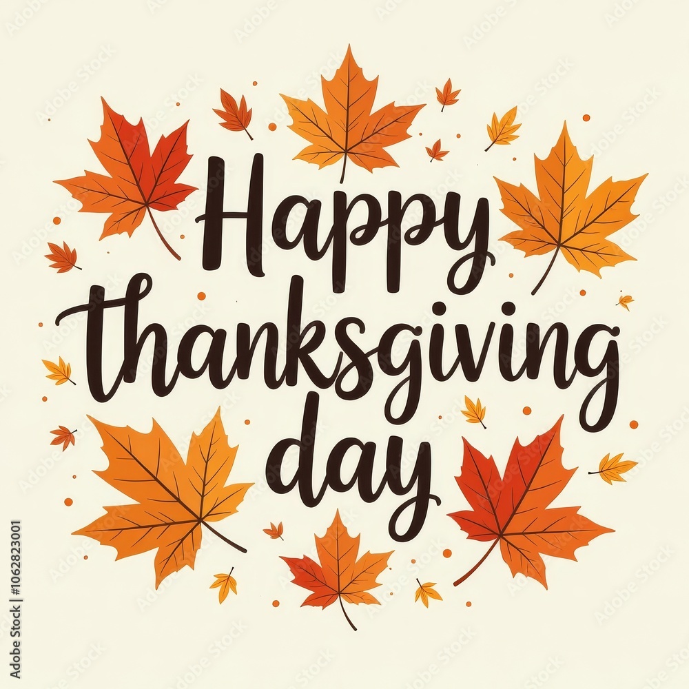 Happy Thanksgiving day card Happy Thanksgiving day card