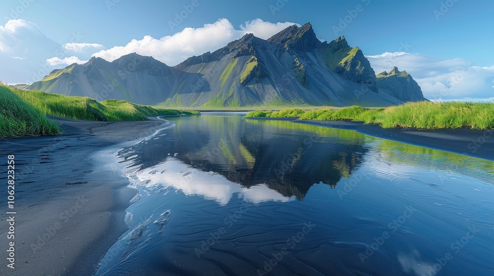 Fototapeta premium Mountain Reflection in Calm Water
