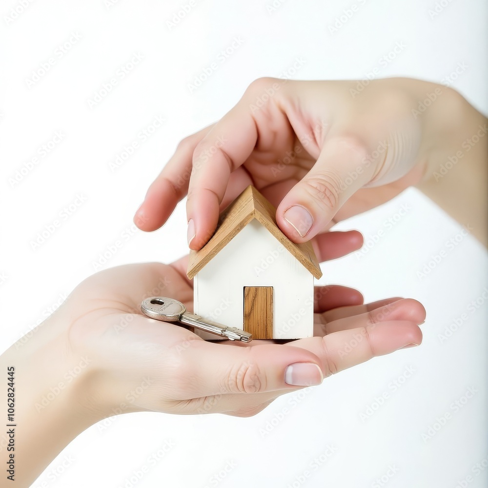 Obraz premium house in hand