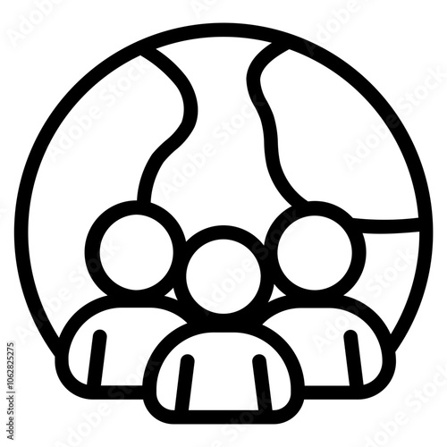 Society Line Icon