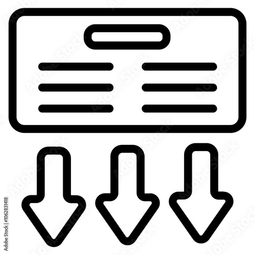 Vent Line Icon