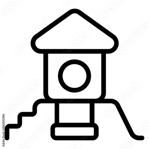 Jungle gym Line Icon