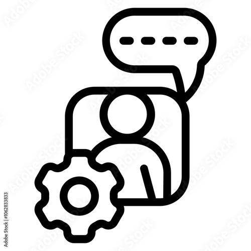 Professional Line Icon