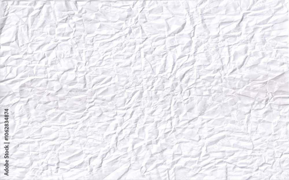Abstract empty clean crumpled paper background vector. Sheet of white crumpled paper as background. Abstract empty clean crumpled paper background vector. Sheet of white crumpled paper as background.