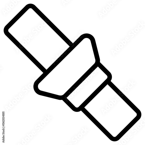 Seatbelt Line Icon