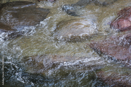 Gentle wave image of the clear water of Daecheongcheon