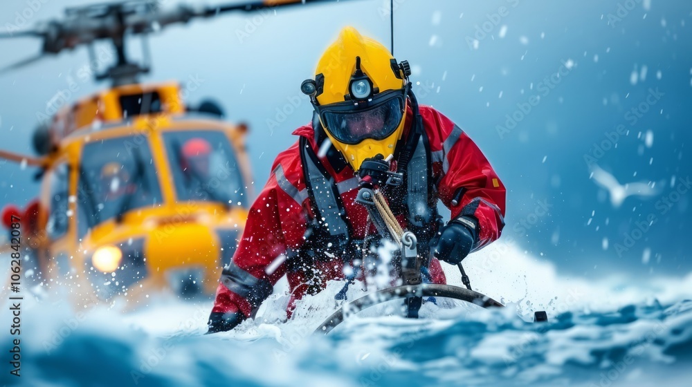 Offshore Oil Platform Accident Rescue Operation Offshore Oil Platform Accident Rescue Operation