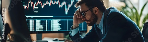 Businessman Analyzing Digit...