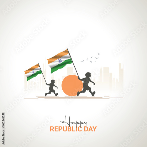 India Republic Day  Creative Design for Social Media Post