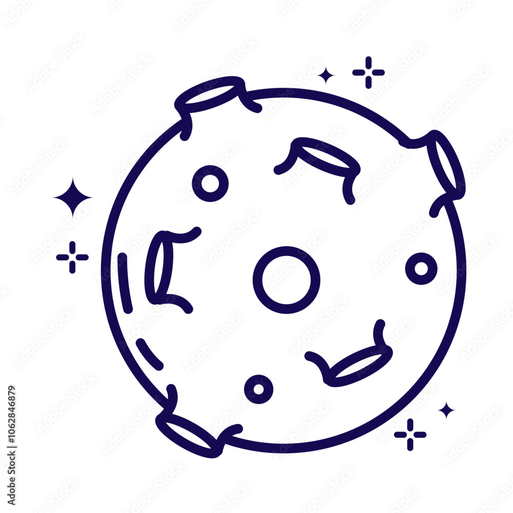 moon craters minimalist space exploration
