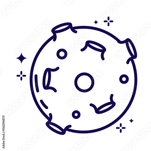 moon craters minimalist space exploration