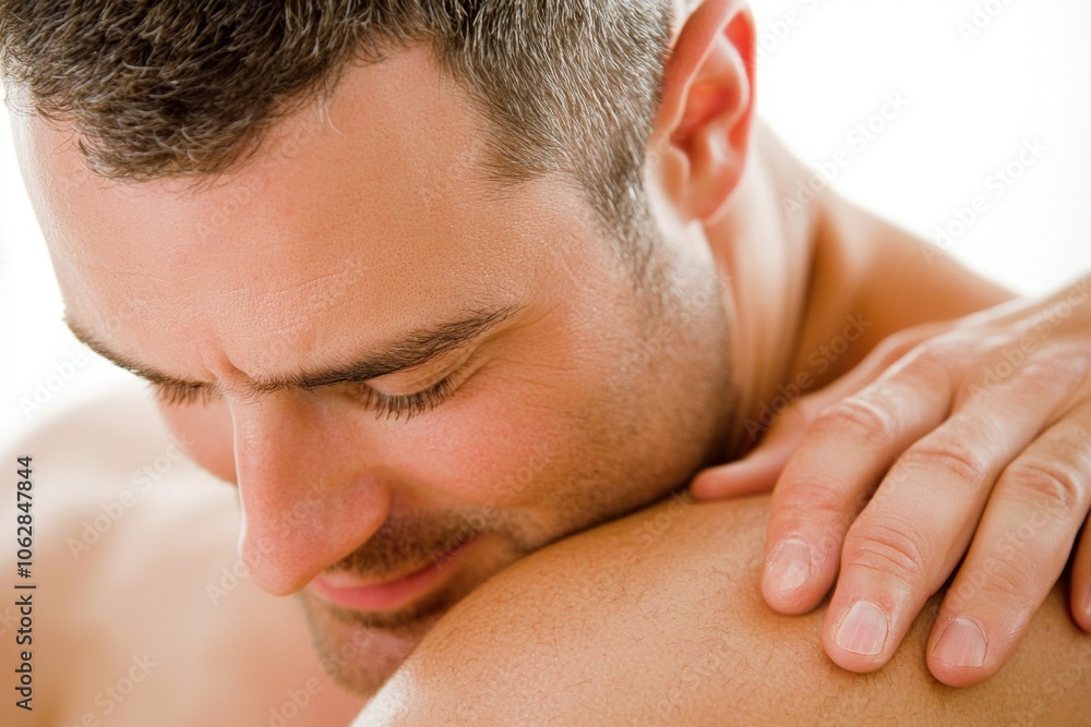 Obraz premium Skilled massage therapist provides expert muscle manipulation