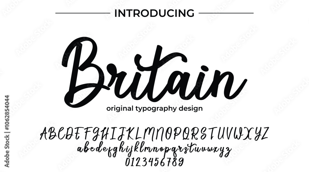 Britain Font Stylish brush painted an uppercase vector letters, alphabet, typeface Britain Font Stylish brush painted an uppercase vector letters, alphabet, typeface