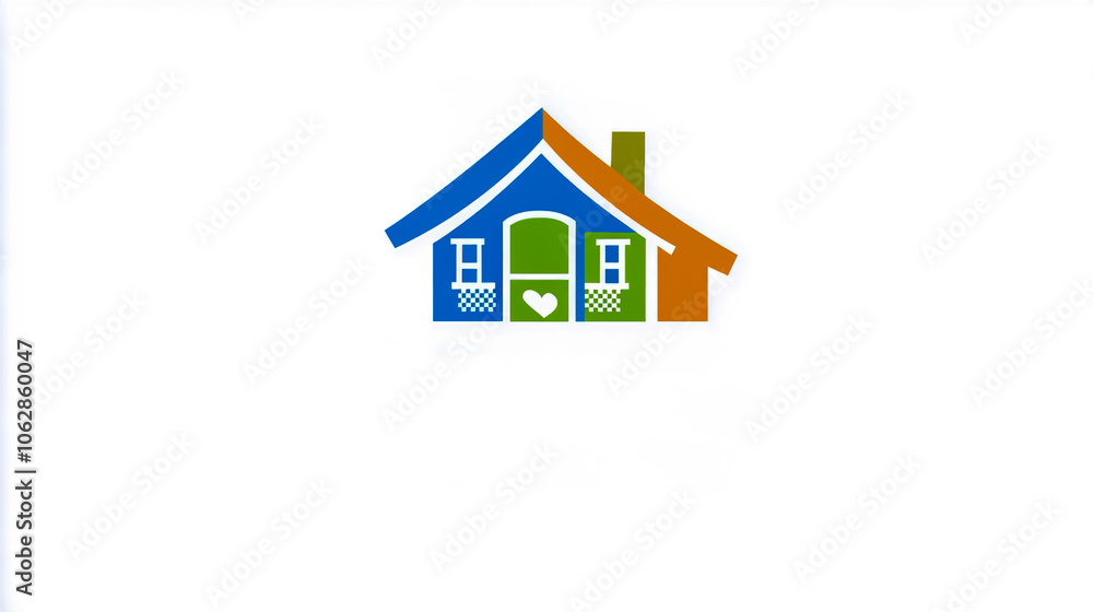 A house with a heart on it A house with a heart on it