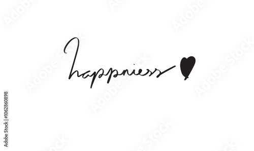 happiness love heart shape icon calligraphy hand writen smiling funny enjoy lifestyle carefree lifestyle together business success love happy valentine day 14 fourteen wedding passion holiday element