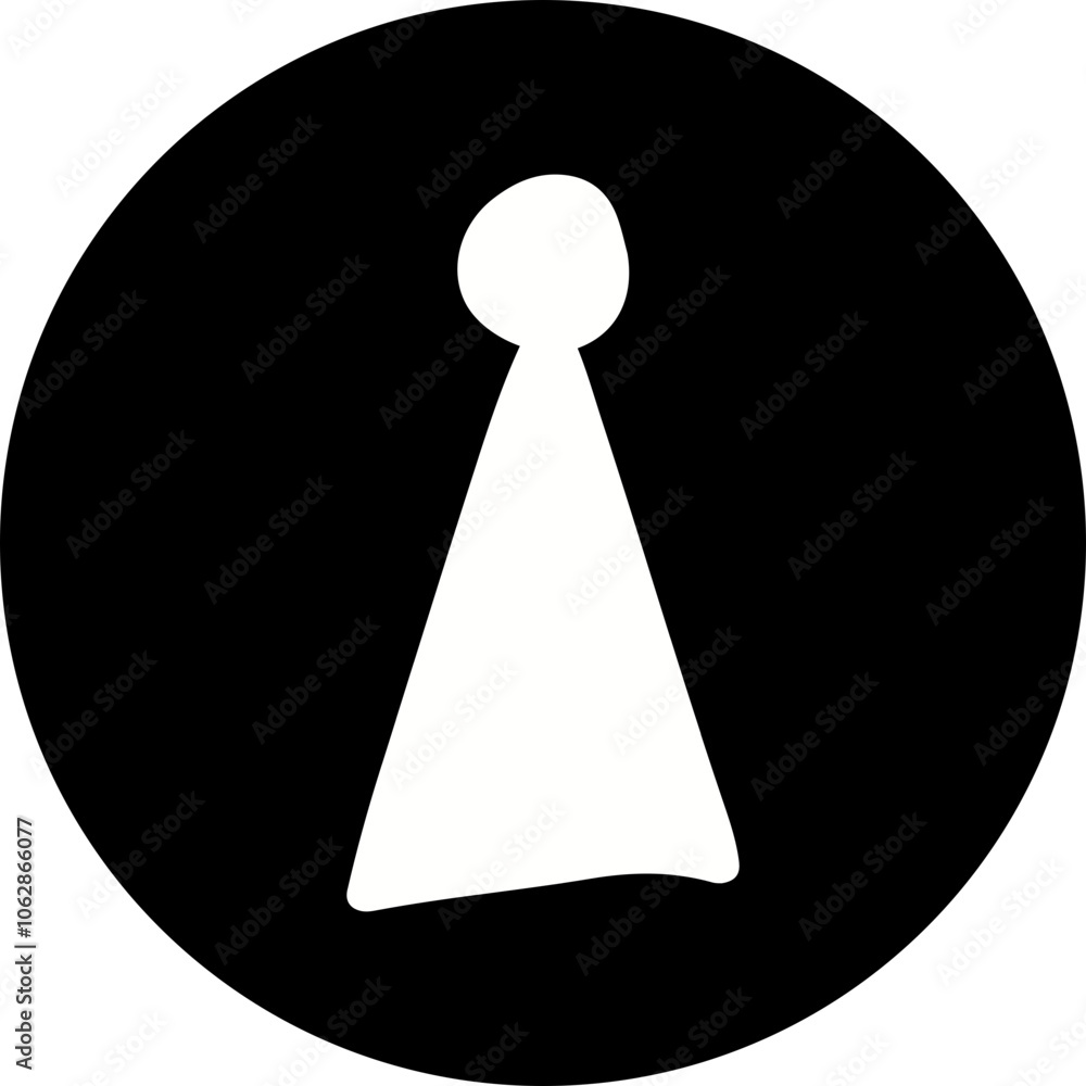 Happy birthday single vector icon Happy birthday single vector icon