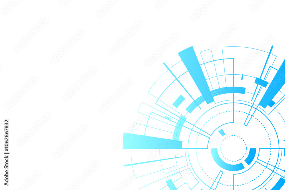 Sci fi futuristic user interface, HUD, Technology abstract background , Vector illustration.
Sci fi futuristic user interface, HUD, Technology abstract background , Vector illustration.