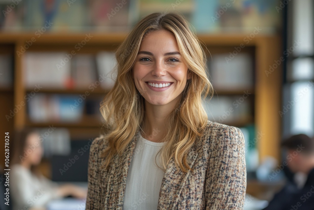 Education consultant advising clients in a professional office, reflecting expertise and engagement Education consultant advising clients in a professional office, reflecting expertise and engagement