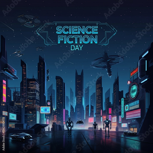 A striking night scene of a...